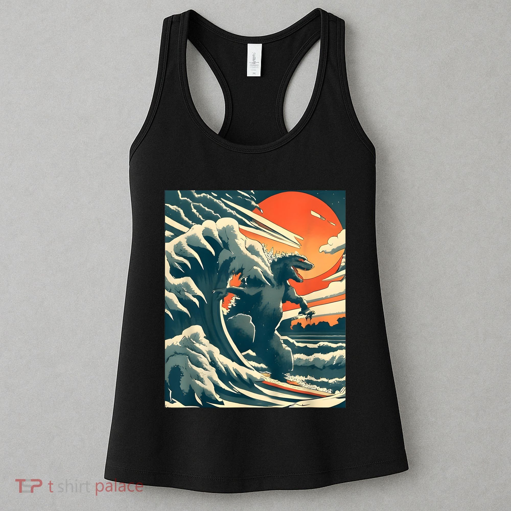 Japanese Monster Kaiju Funny Art Women's Tank Top