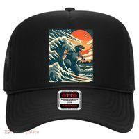 Japanese Monster Kaiju Funny Art Hat thumb 0