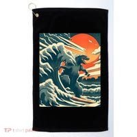 Japanese Monster Kaiju Funny Art Golf Towel thumb 0