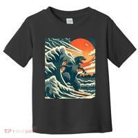 Japanese Monster Kaiju Funny Art Toddler T-Shirt thumb 0