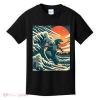 Japanese Monster Kaiju Funny Art Kids T-Shirt thumb 0