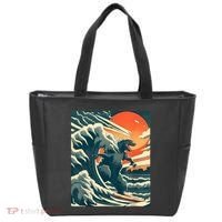Japanese Monster Kaiju Funny Art Tote Bag thumb 0