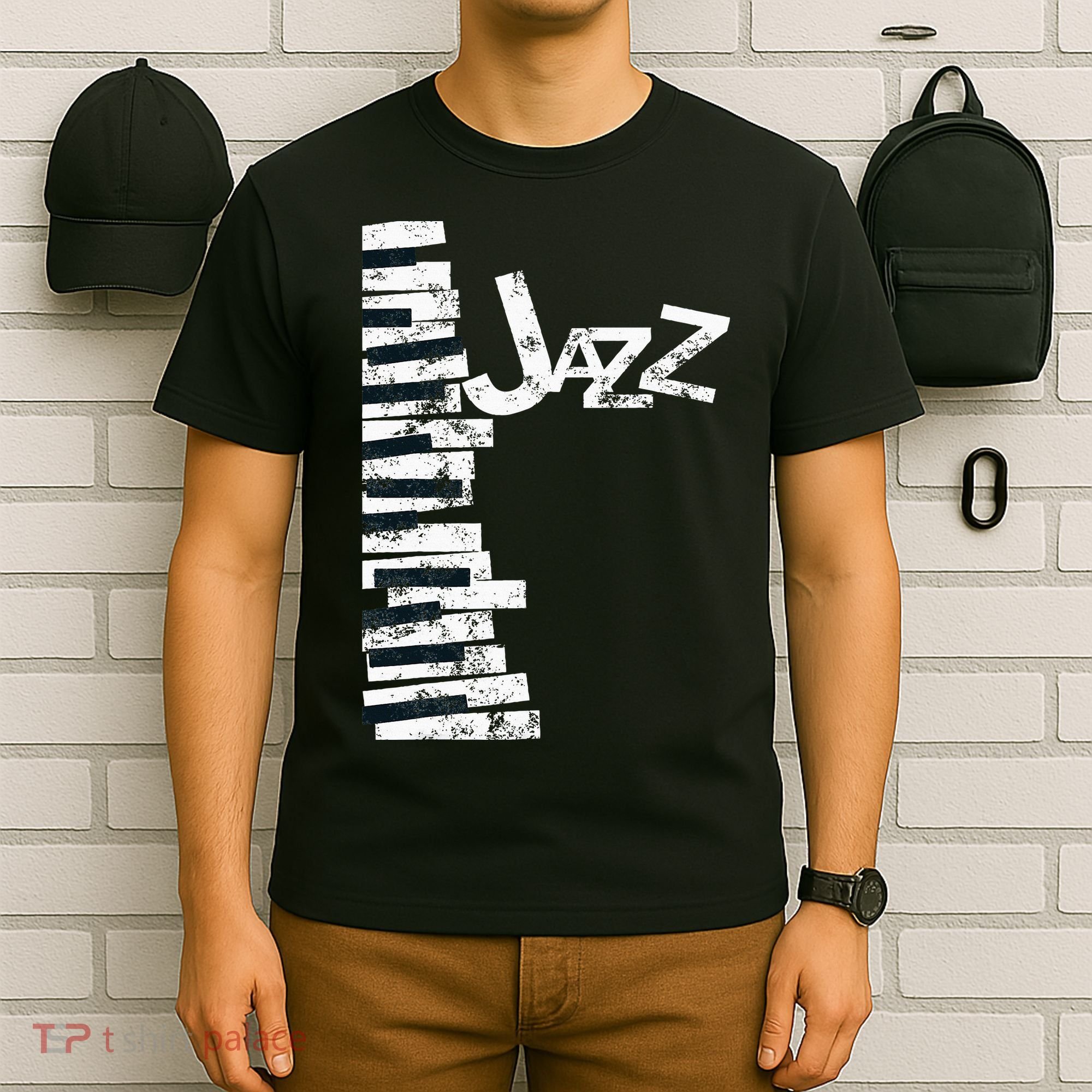 Jazz Music Lover Vintage Piano Jazz T-Shirt