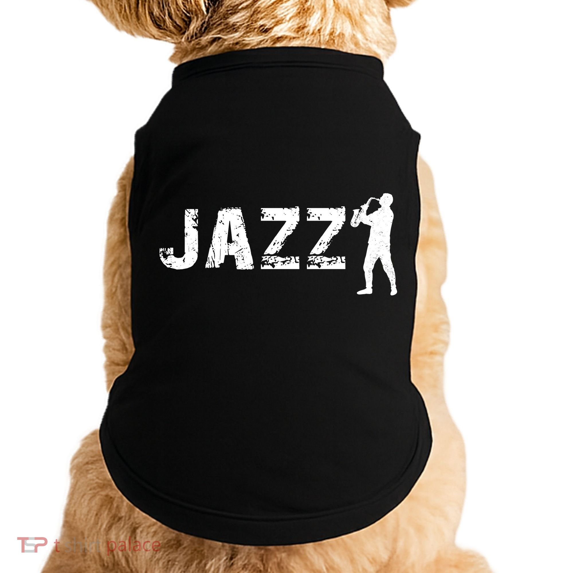 Jazz Musican Logo Doggie Tank