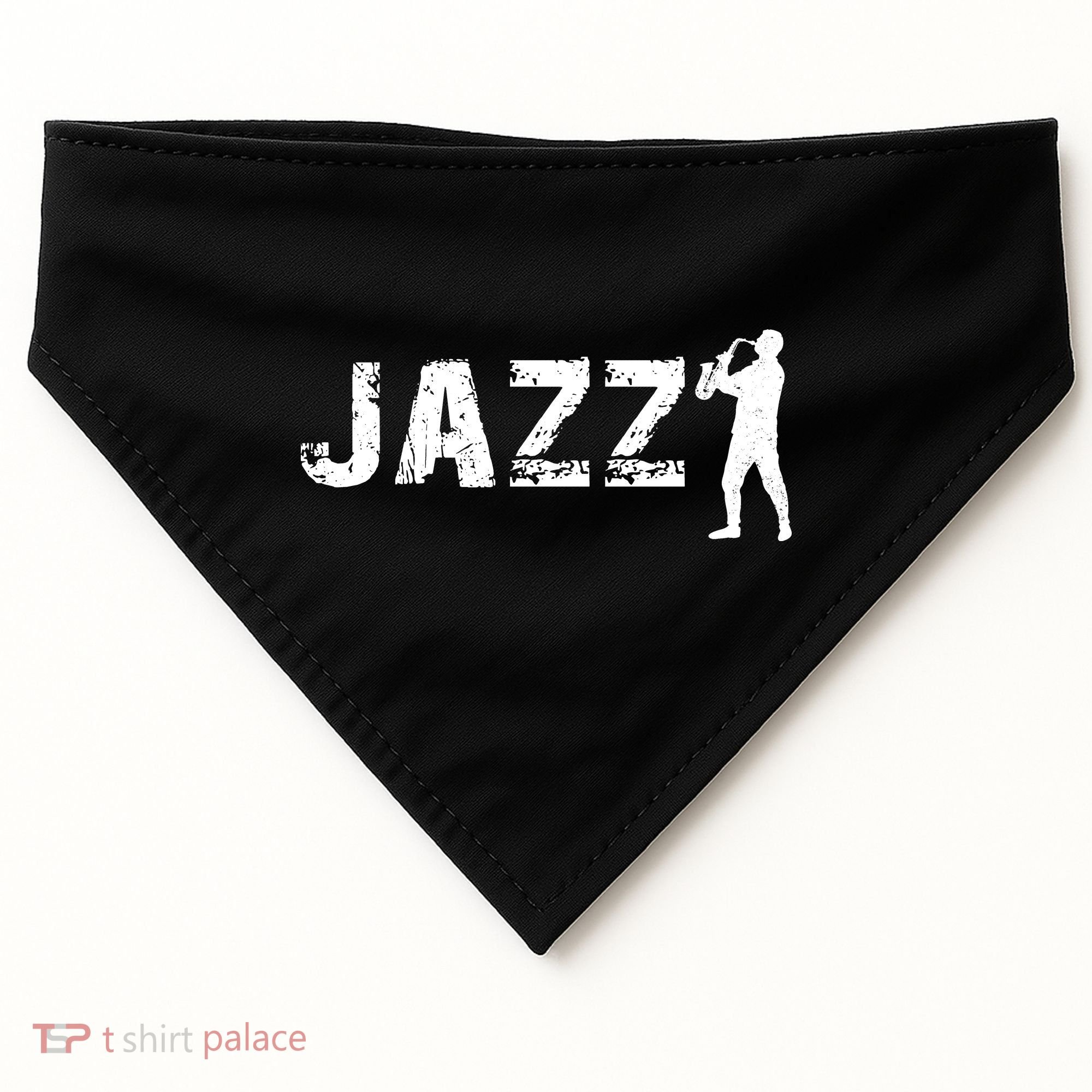 Jazz Musican Logo USA-Made Doggie Bandana
