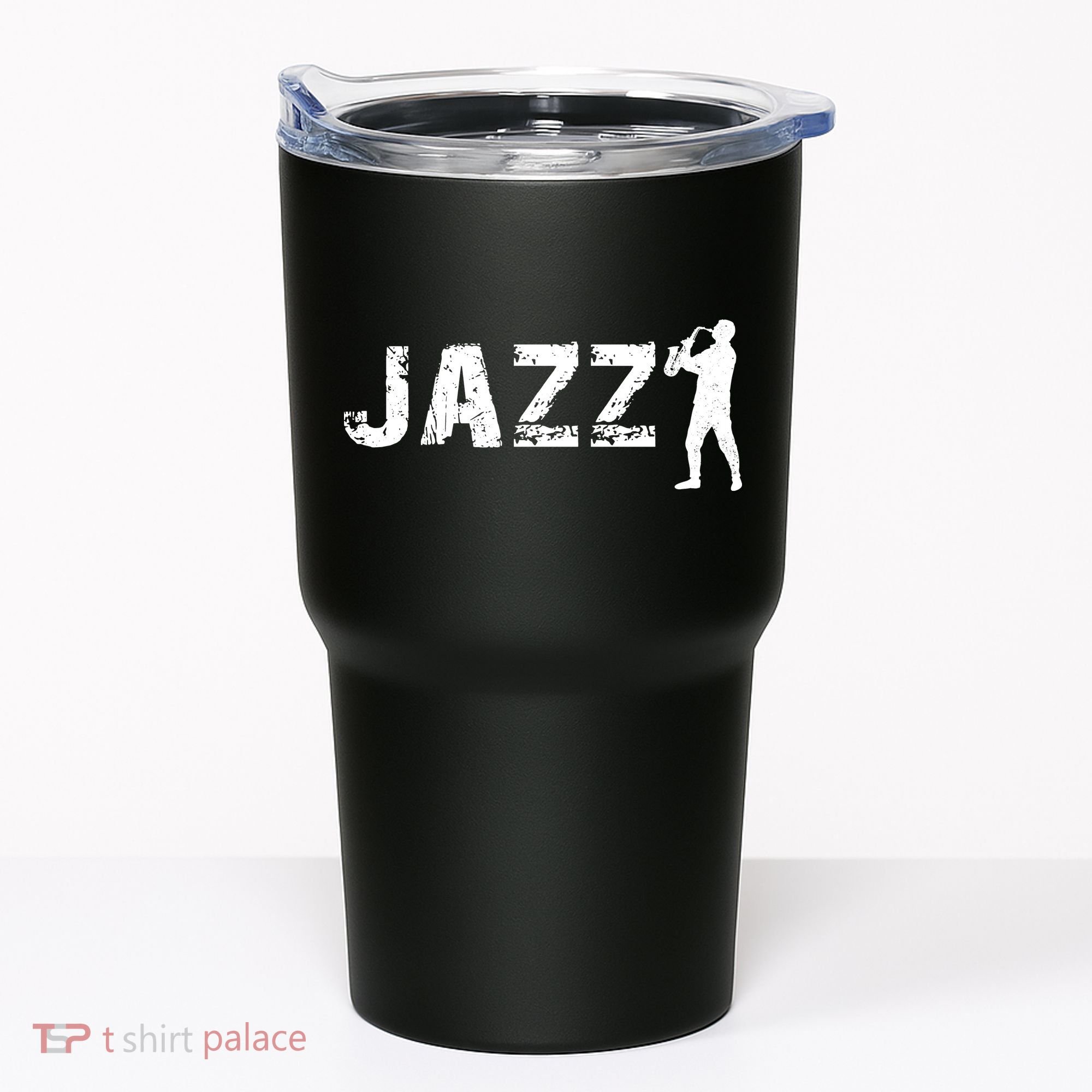 Jazz Musican Logo Tumbler