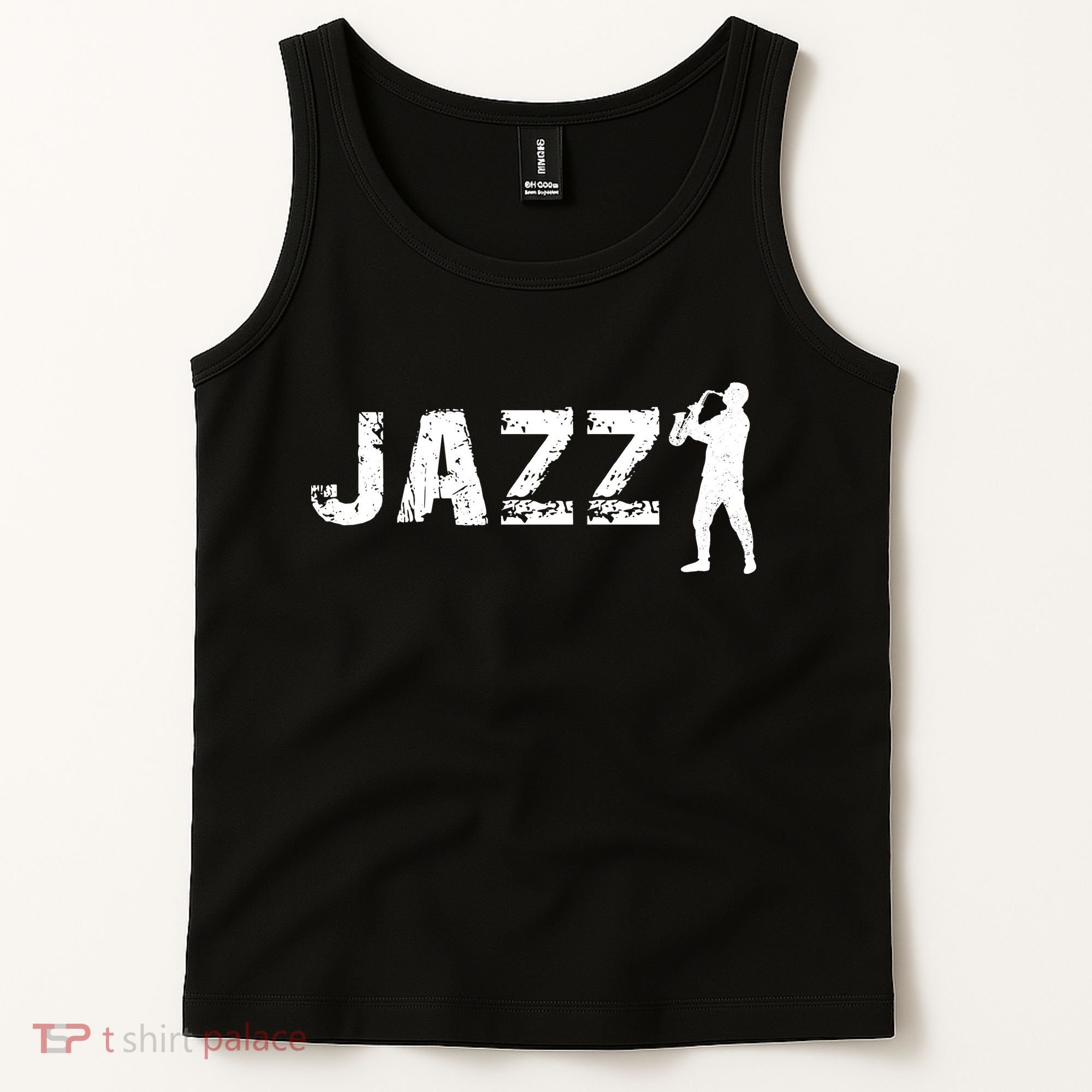 Jazz Musican Logo Tank Top