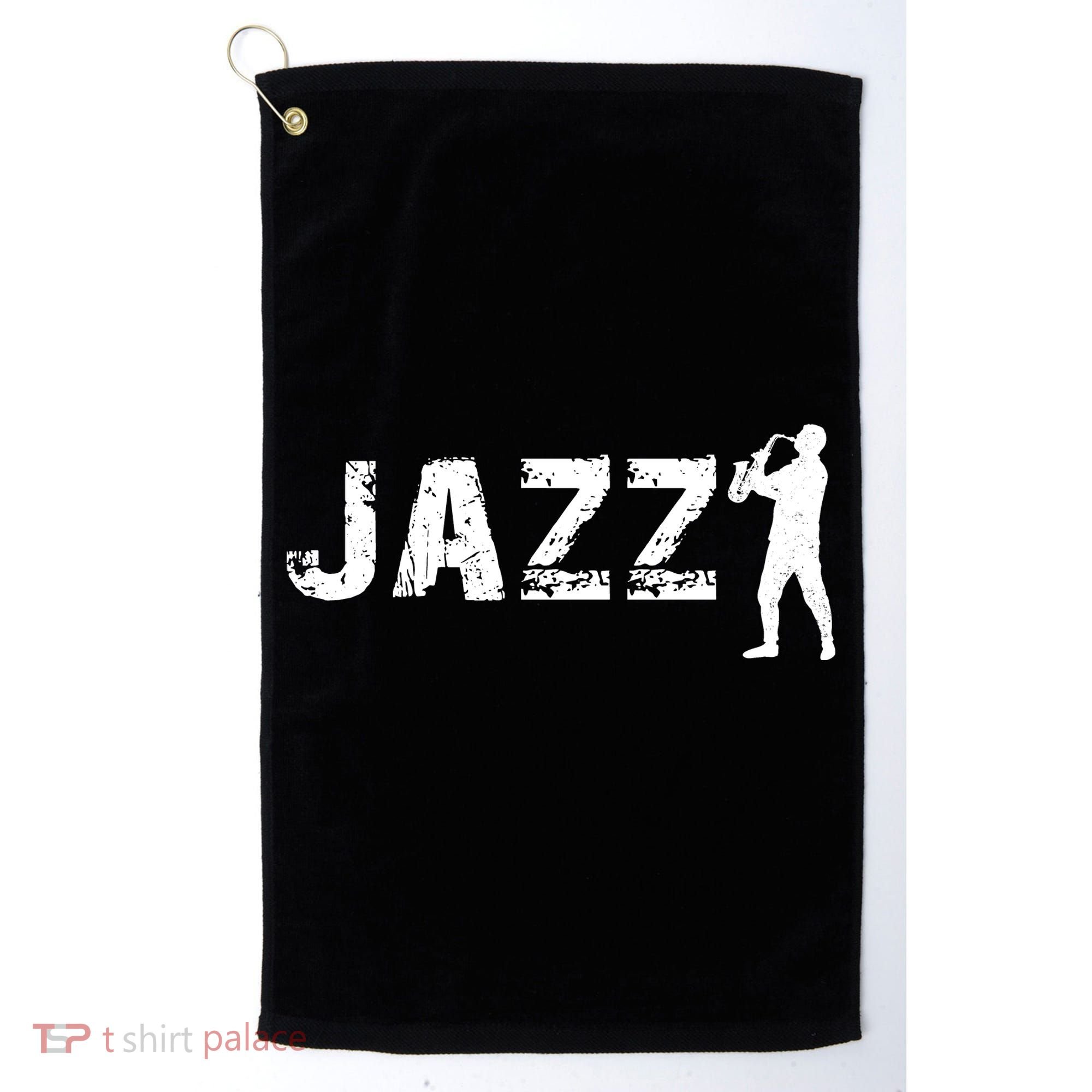 Jazz Musican Logo Golf Towel