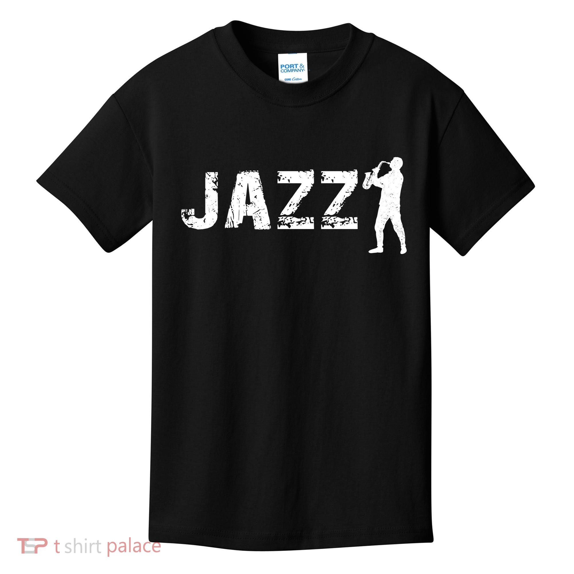 Jazz Musican Logo Kids T-Shirt