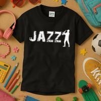 Jazz Musican Logo Kids T-Shirt thumb 3