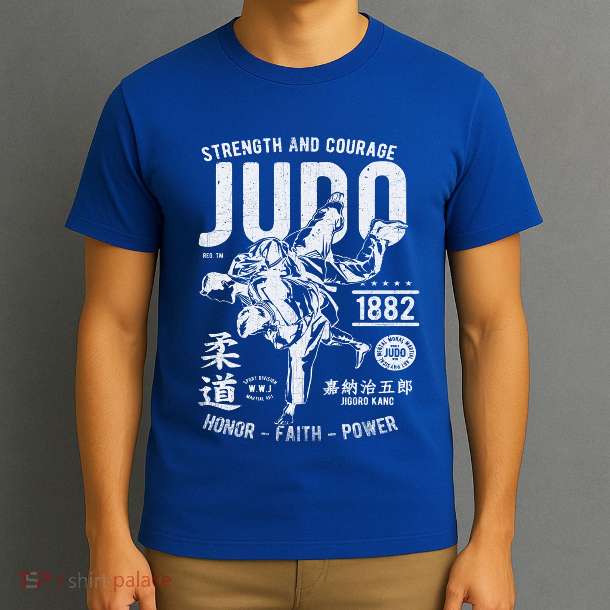 Judo Mma Martial Arts Strength Courage Honor Faith Power Meaningful Gift T-Shirt