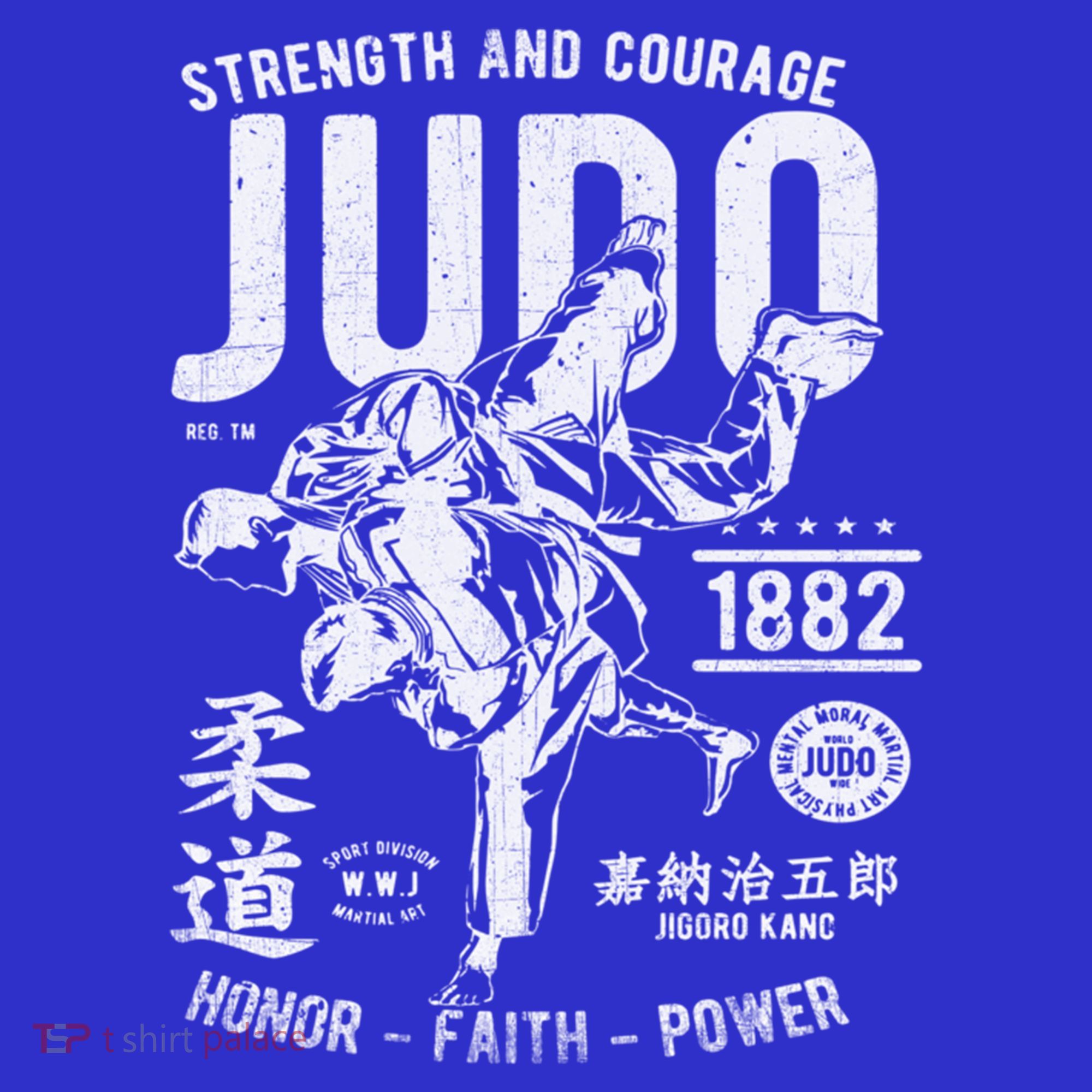 Judo Mma Martial Arts Strength Courage Honor Faith Power Meaningful Gift T-Shirt