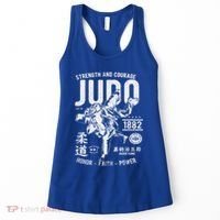 Judo Mma Martial Arts Strength Courage Honor Faith Power Meaningful Gift Women's Tank Top thumb 0