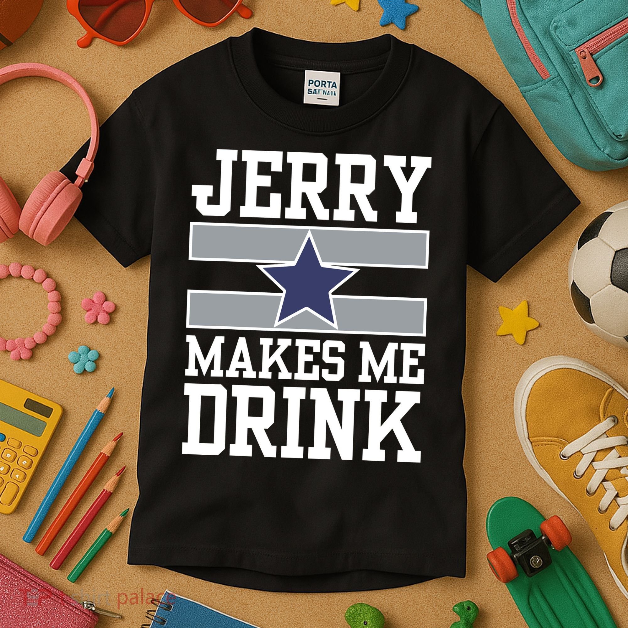 Jerry Makes Me Drink Kids T-Shirt