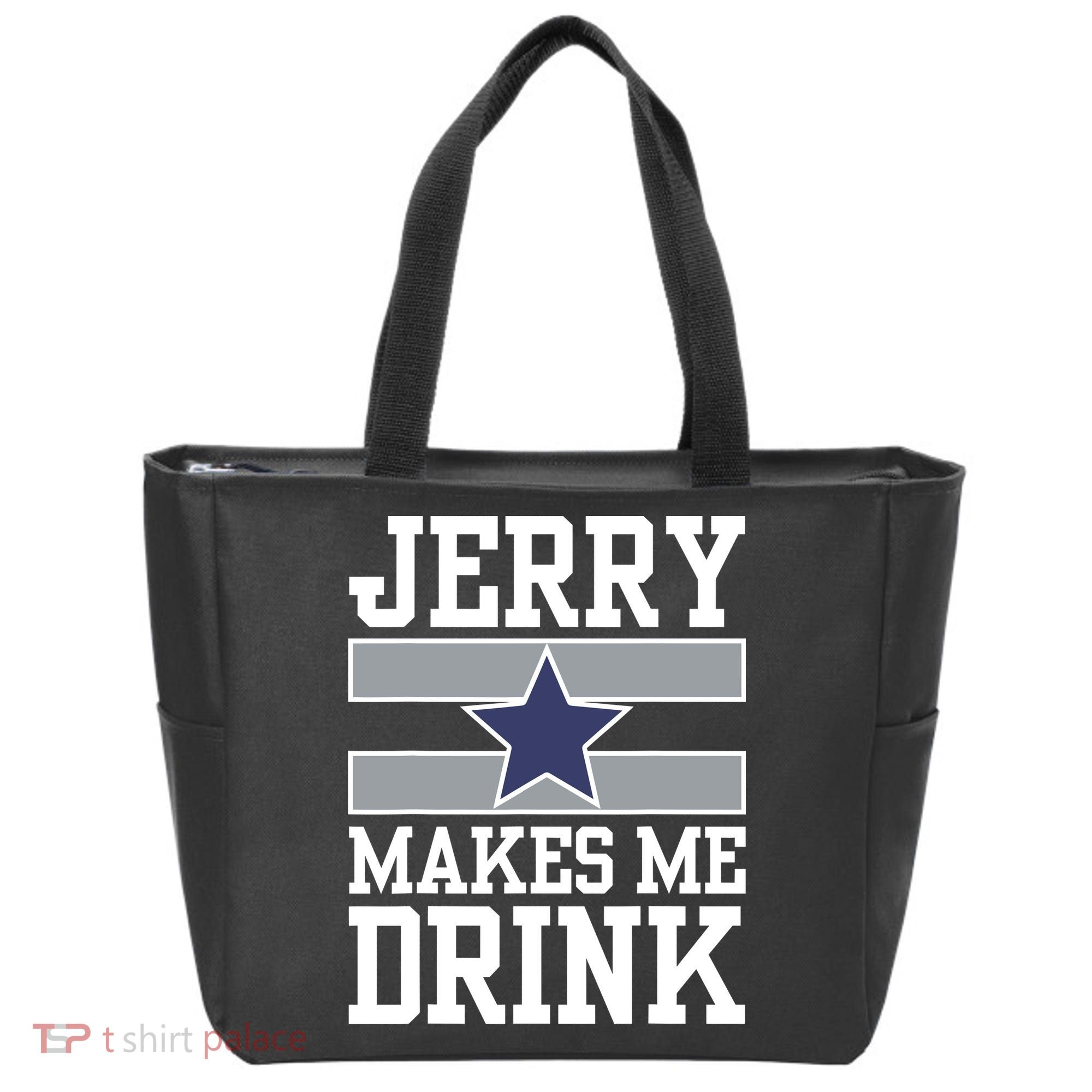 Jerry Makes Me Drink Tote Bag