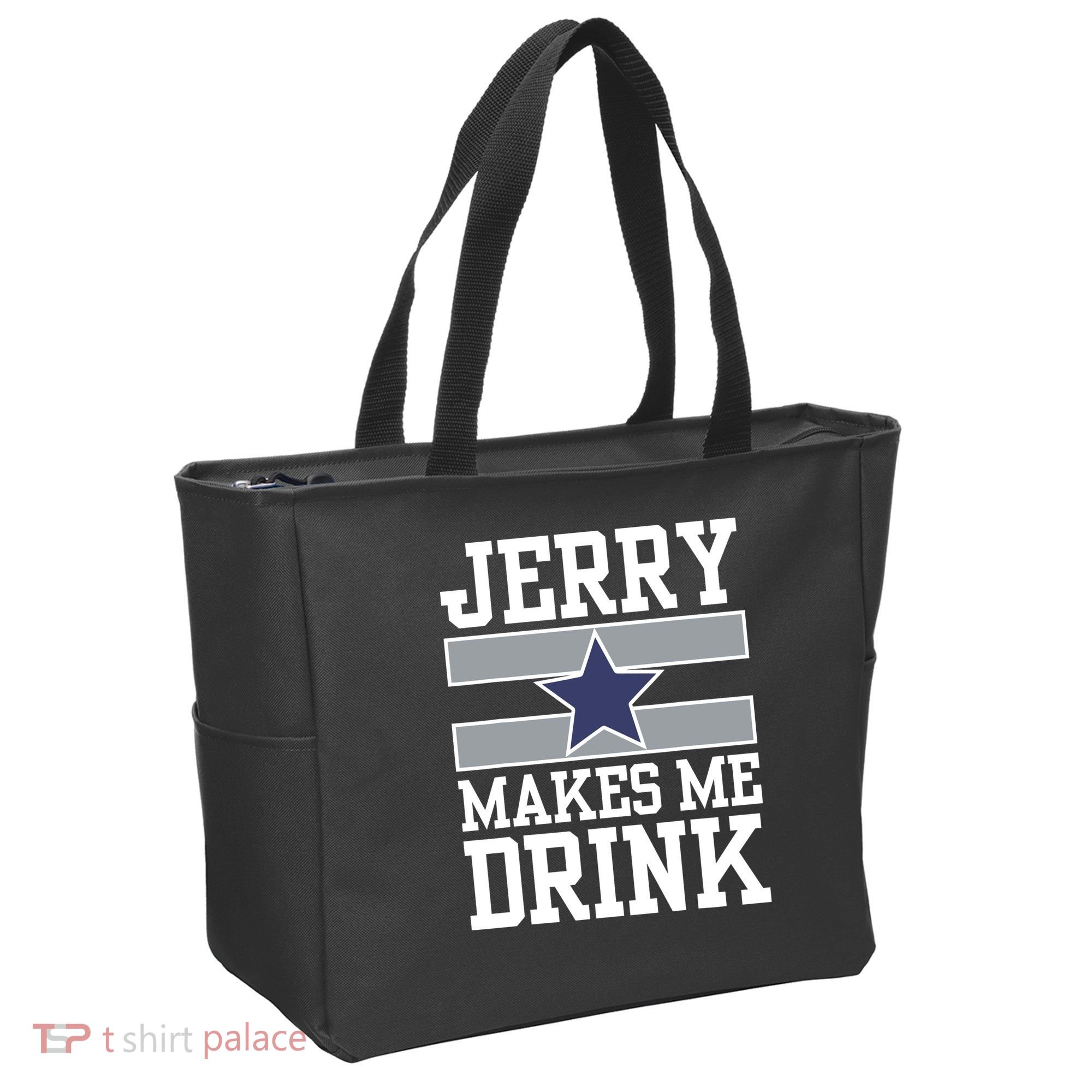 Jerry Makes Me Drink Tote Bag