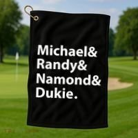 Julito Mccullum Michael Randy Namond Dukie Golf Towel thumb 1