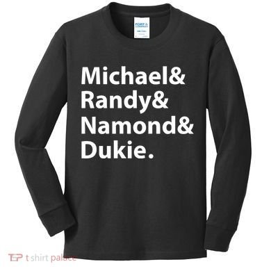 Julito Mccullum Michael Randy Namond Dukie Kids Long Sleeve Shirt