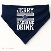 Jerry Makes Me Drink USA-Made Doggie Bandana thumb 0