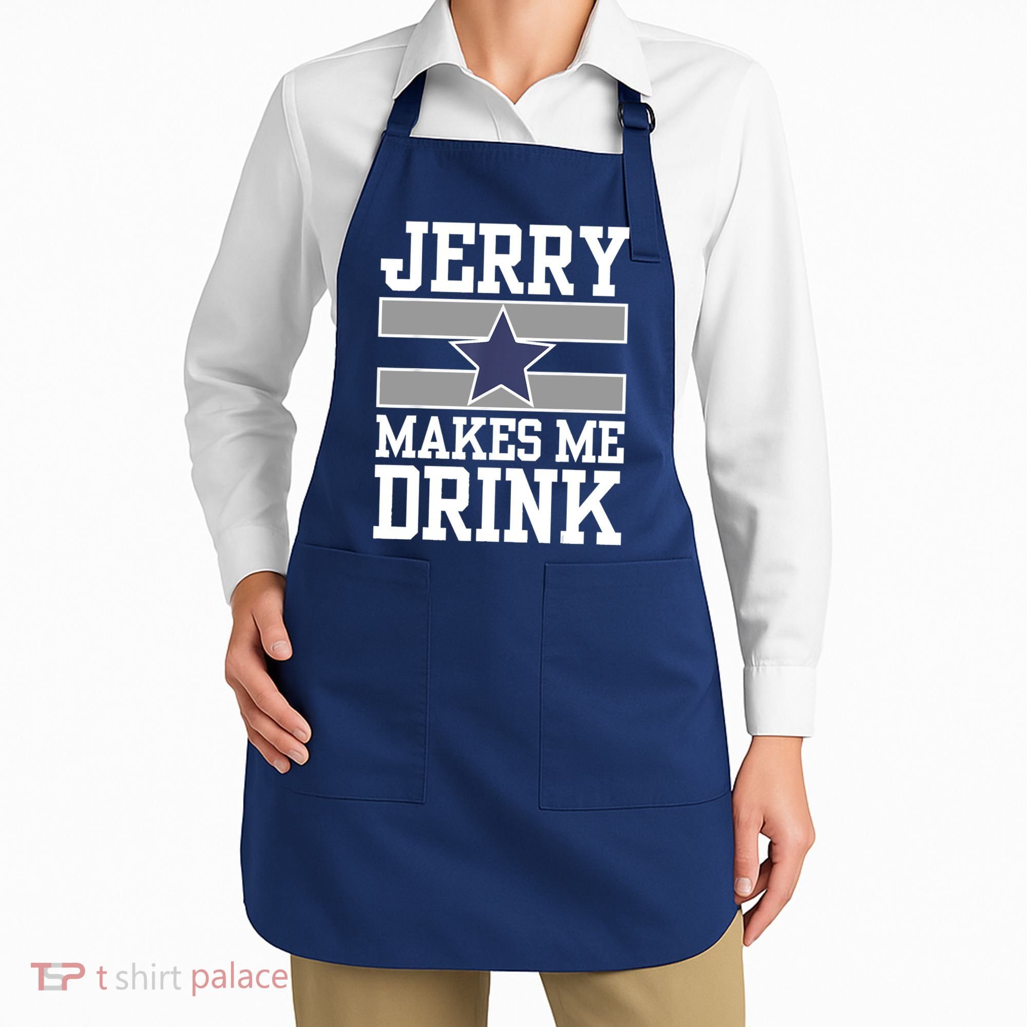 Jerry Makes Me Drink Apron