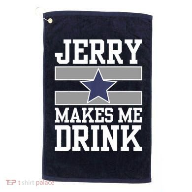 Jerry Makes Me Drink Golf Towel