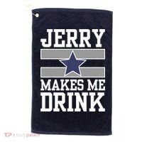 Jerry Makes Me Drink Golf Towel thumb 0
