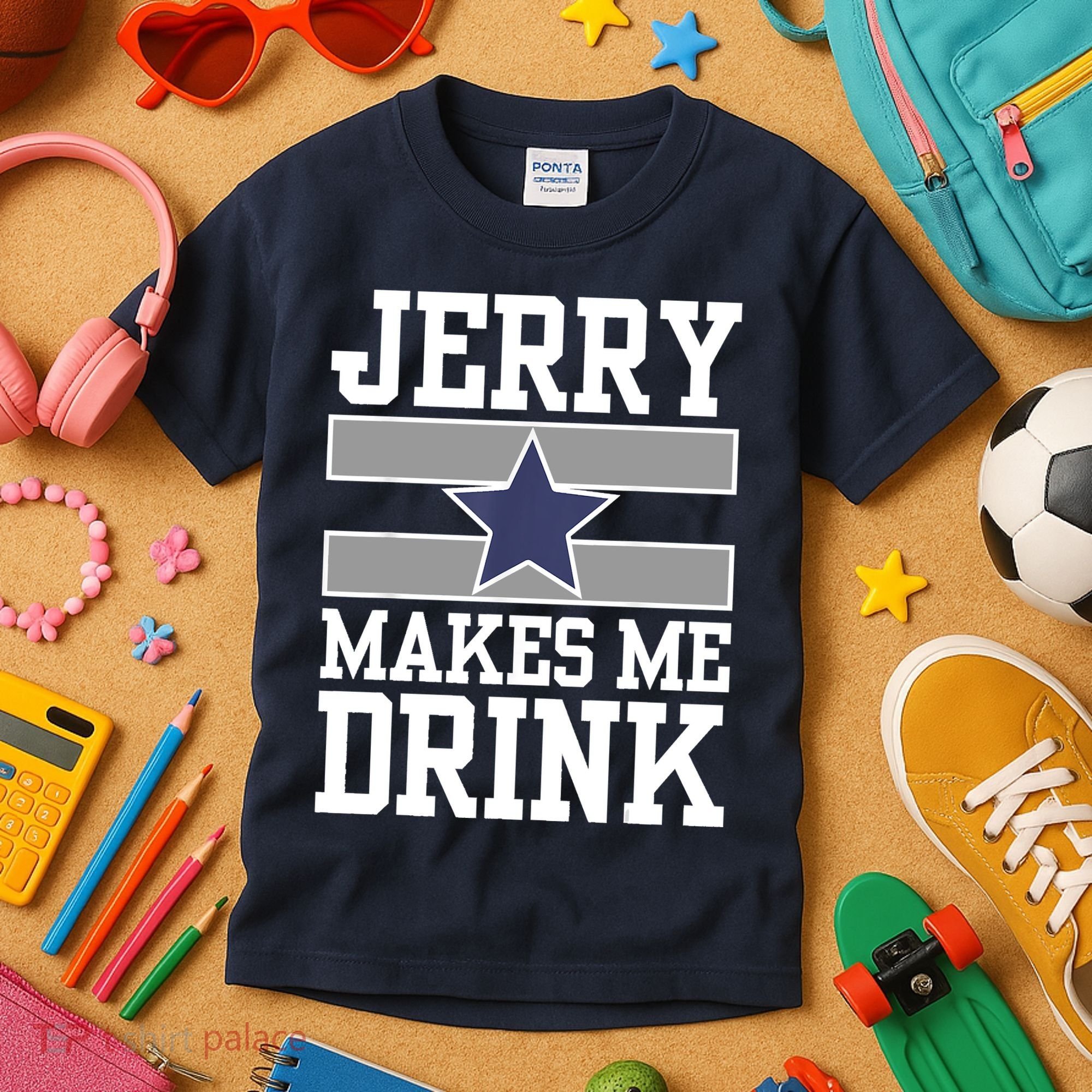 Jerry Makes Me Drink Kids T-Shirt