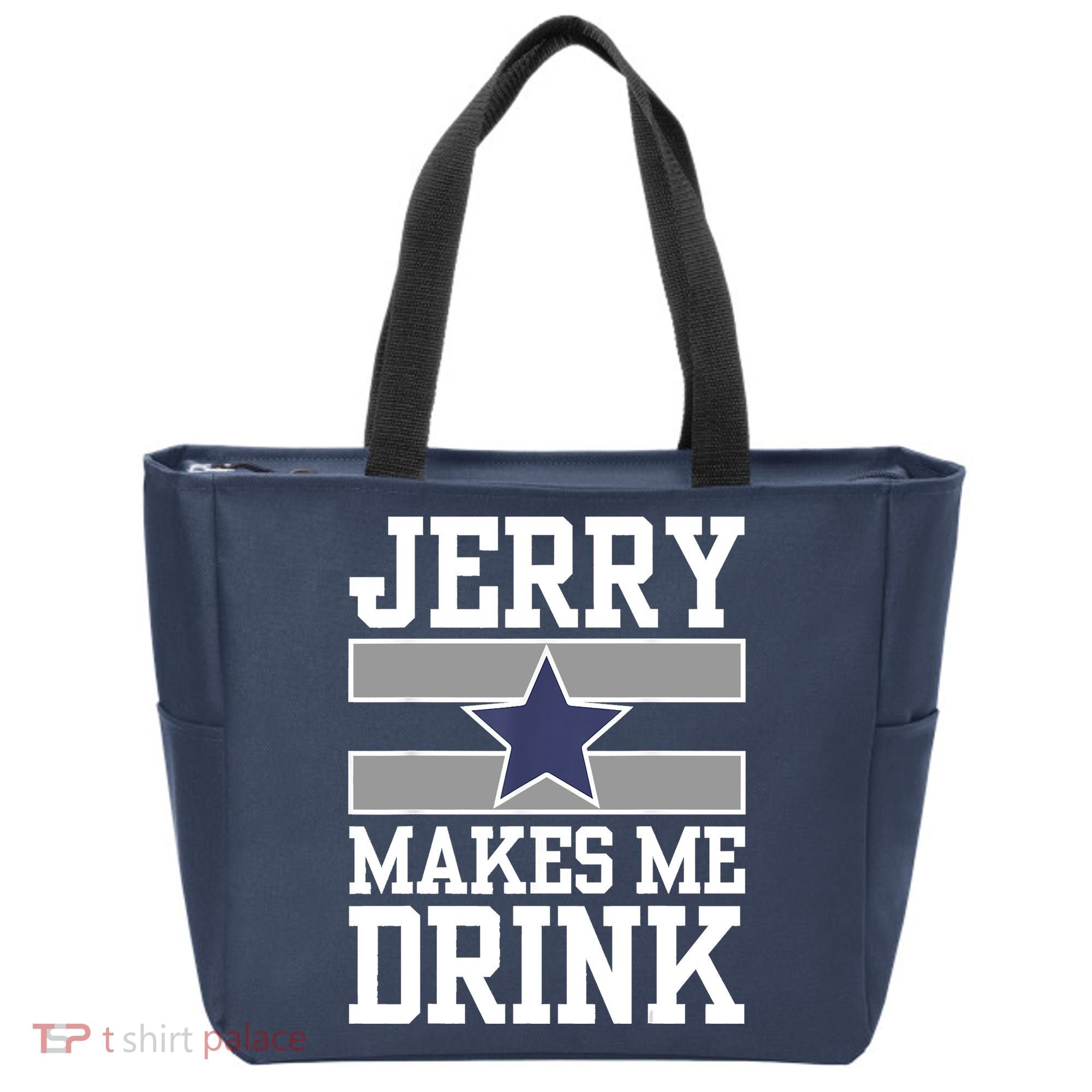 Jerry Makes Me Drink Tote Bag