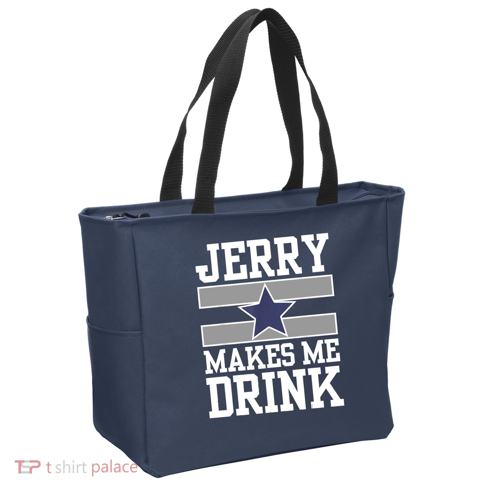 Jerry Makes Me Drink Tote Bag
