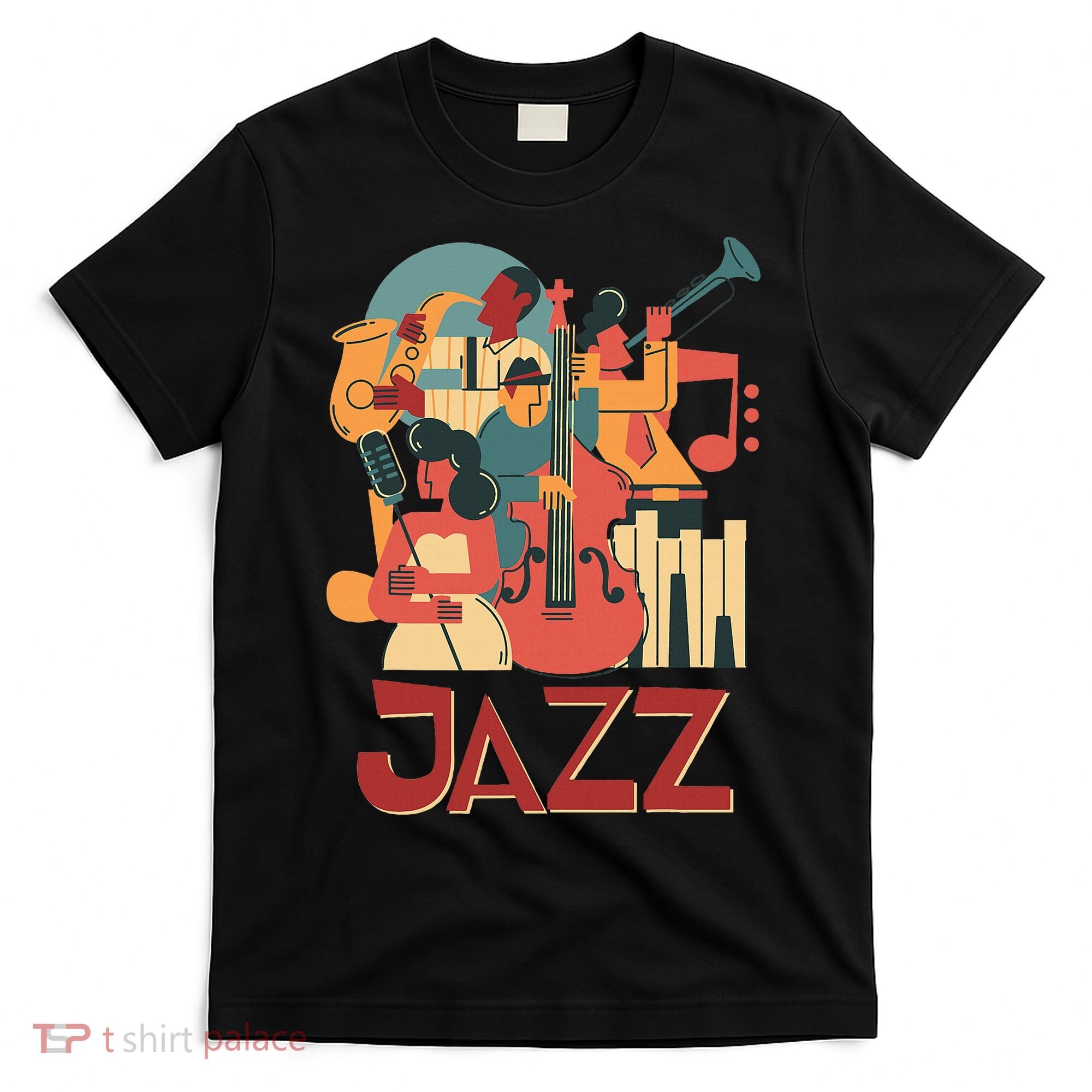 Jazz Musician Orchestra Play On Stage Smooth Jazz T-Shirt