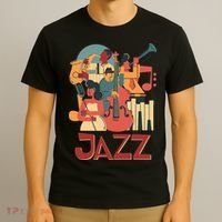 Jazz Musician Orchestra Play On Stage Smooth Jazz T-Shirt thumb 3