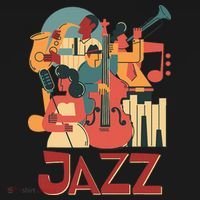 Jazz Musician Orchestra Play On Stage Smooth Jazz T-Shirt thumb 7