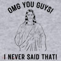 Jesus Meme Omg You Guys I Never Said That Women's Sweatshirt thumb 2
