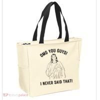 Jesus Meme Omg You Guys I Never Said That Tote Bag thumb 2