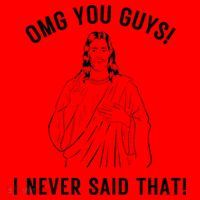 Jesus Meme Omg You Guys I Never Said That Santa Hat thumb 1