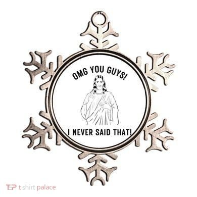 Jesus Meme Omg You Guys I Never Said That Ornament