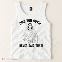Jesus Meme Omg You Guys I Never Said That Tank Top thumb 2