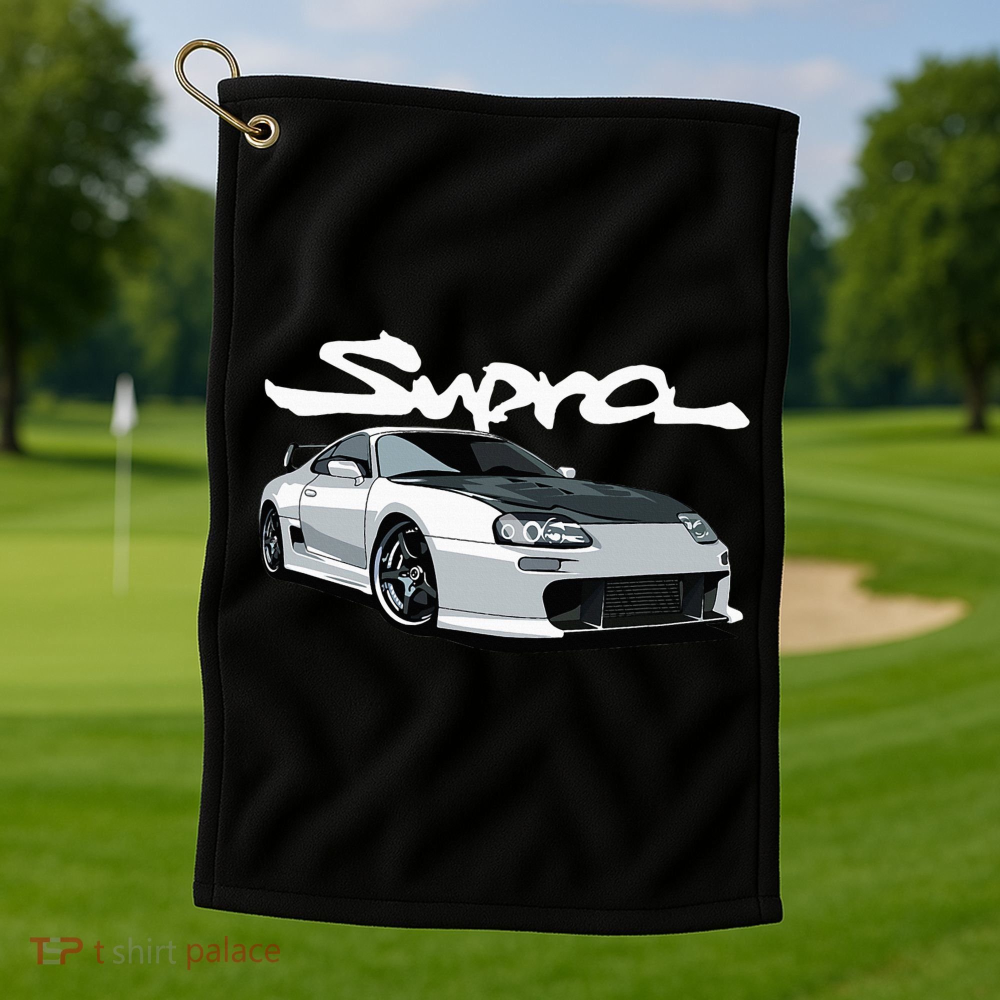 Jdm Mkiv Supra 2jz Street Racing Drag Drift Golf Towel