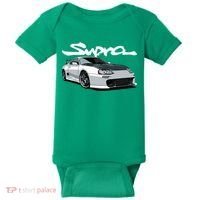 Jdm Mkiv Supra 2jz Street Racing Drag Drift Baby Bodysuit thumb 0