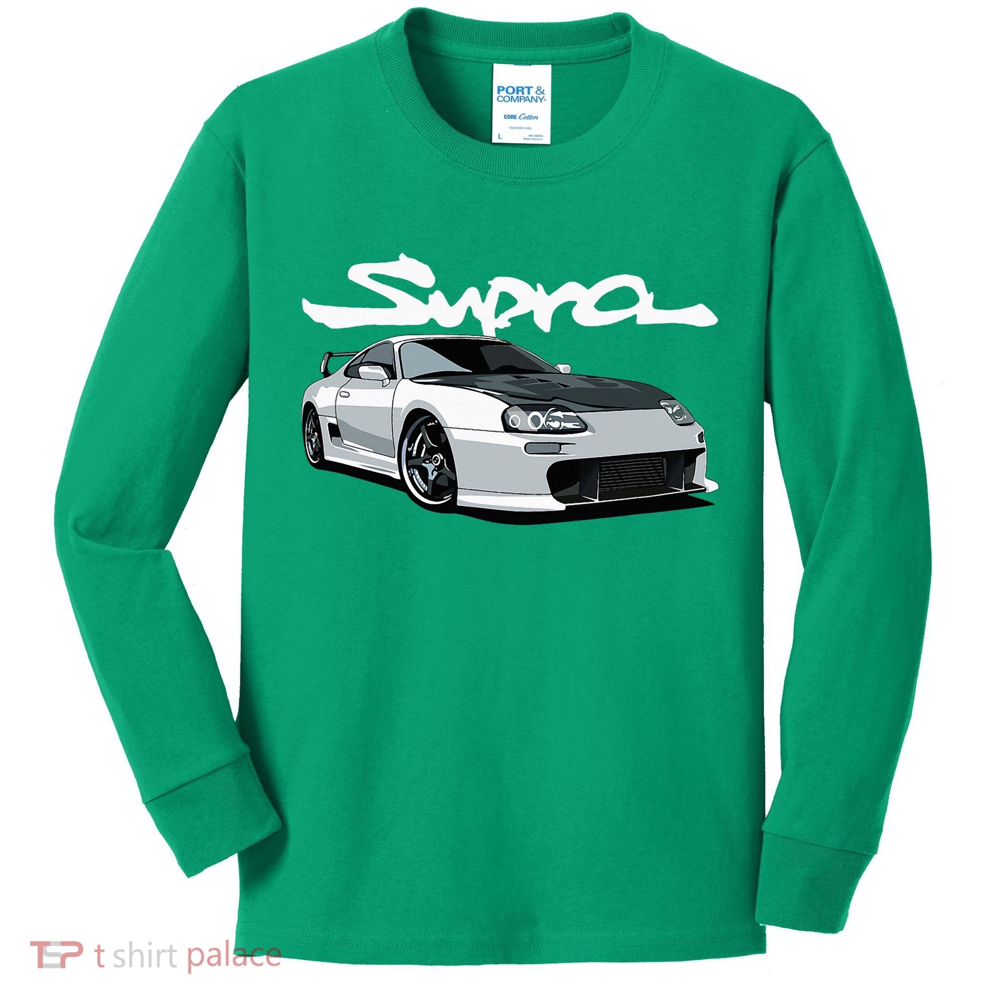 Jdm Mkiv Supra 2jz Street Racing Drag Drift Kids Long Sleeve Shirt
