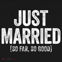 Just Married So Far So Good Newlywed Bride And Groom Visor thumb 3