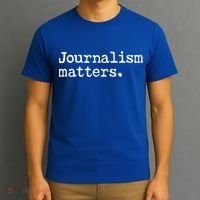 Journalism Matters Support Journalist Freedom Of The Press Meaningful Gift T-Shirt thumb 3