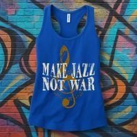 Jazz Music Saxophone Trumpet Gift Women's Tank Top thumb 3