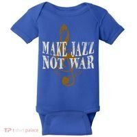 Jazz Music Saxophone Trumpet Gift Baby Bodysuit thumb 0