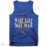 Jazz Music Saxophone Trumpet Gift Tank Top thumb 0