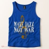 Jazz Music Saxophone Trumpet Gift Tank Top thumb 2