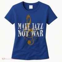 Jazz Music Saxophone Trumpet Gift Women's T-Shirt thumb 0