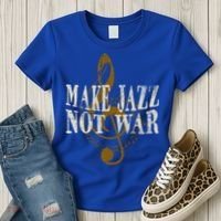 Jazz Music Saxophone Trumpet Gift Women's T-Shirt thumb 3