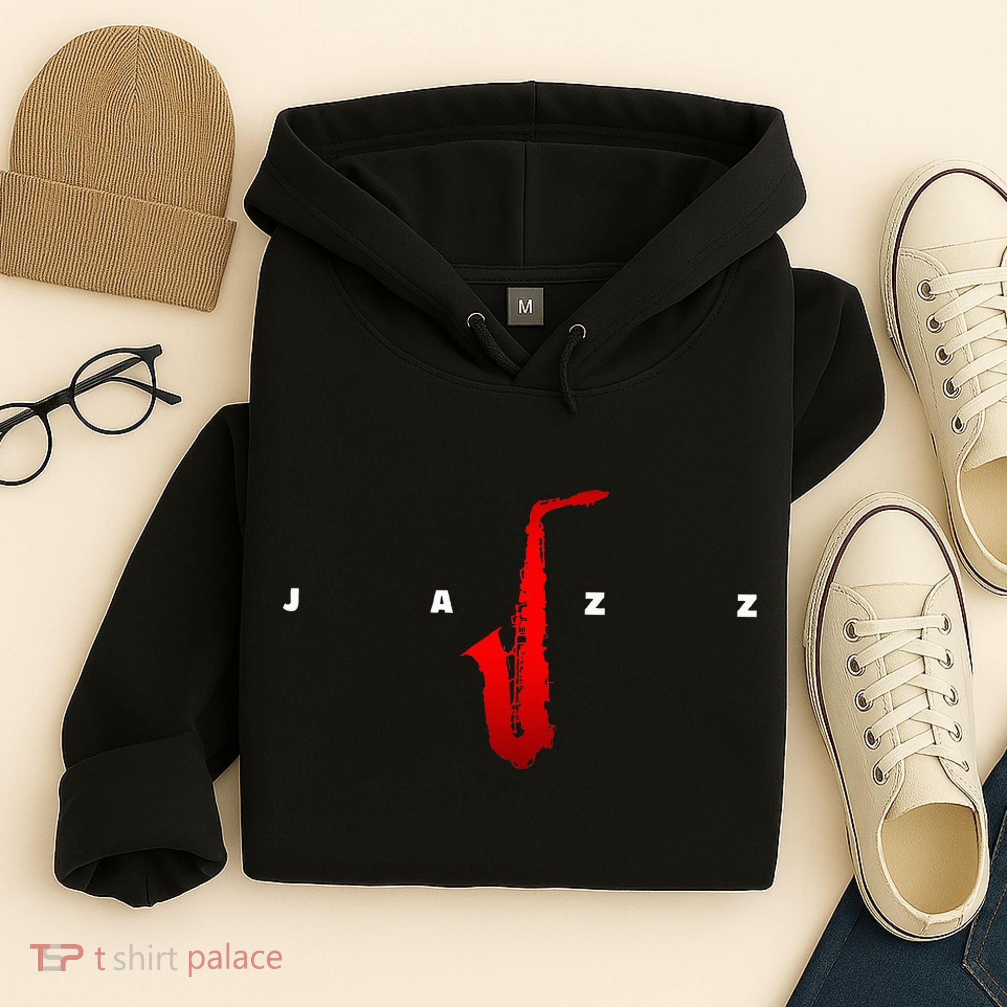 Jazz Music Saxophone Hoodie