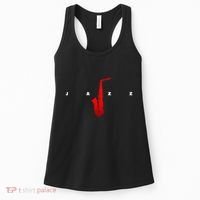 Jazz Music Saxophone Women's Tank Top thumb 0
